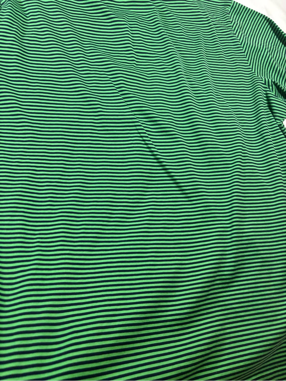 Polo Golf Ralph Lauren Men's XXL Green Navy Striped Polo Shirt Golf Preppy - Picture 13 of 15
